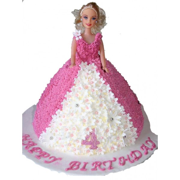 Cute Barbie Cake