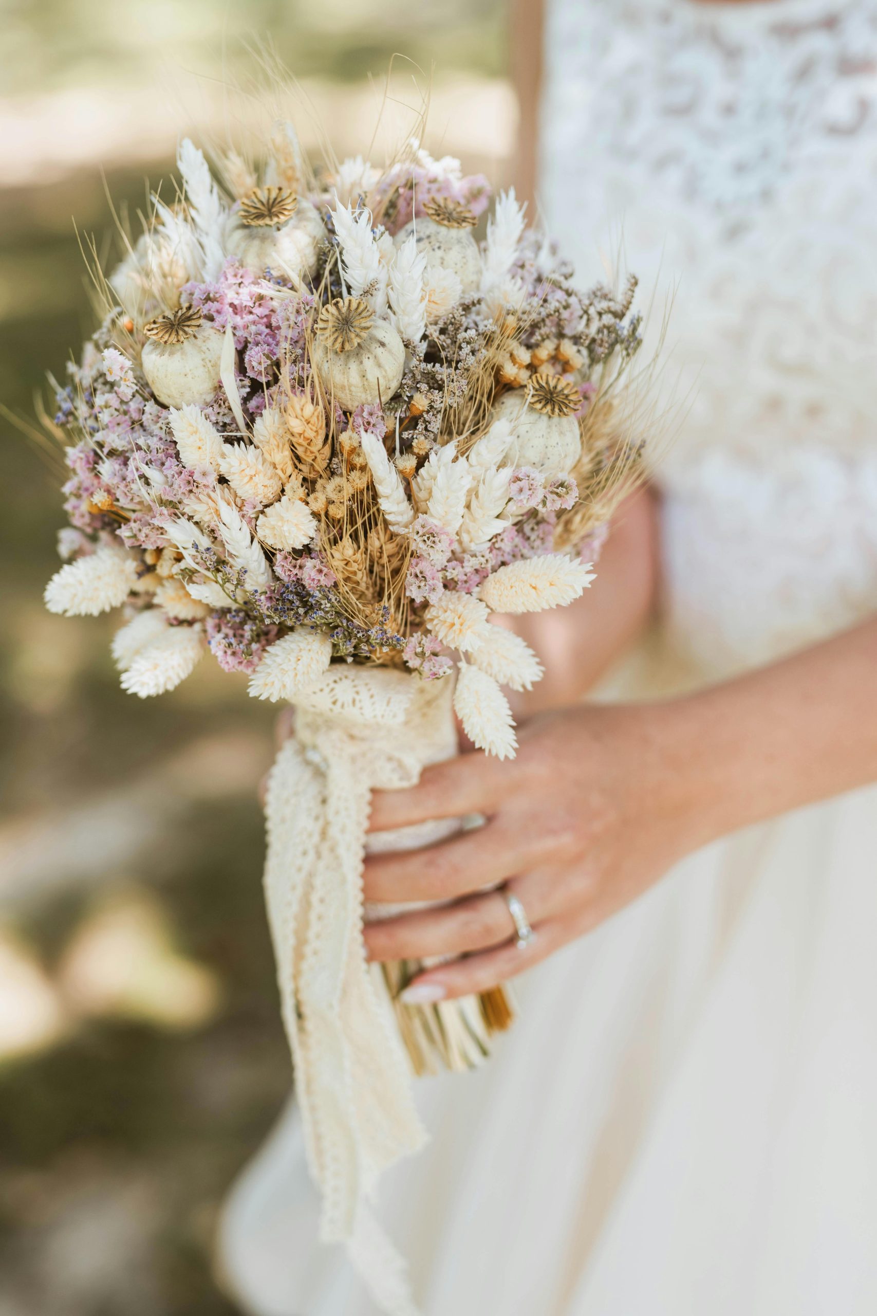 Vintage Lace Wrap Bouquet